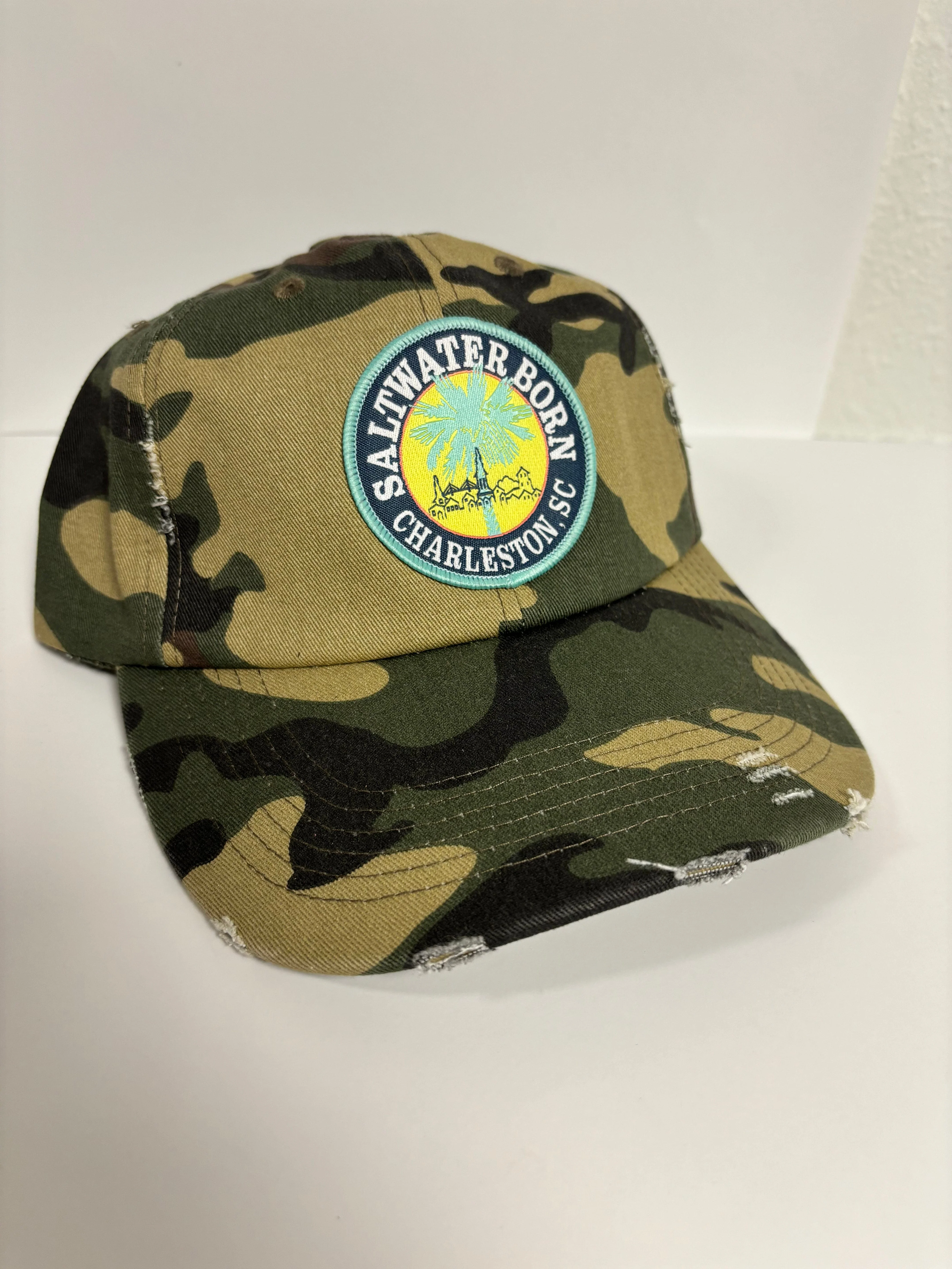 Charleston, SC Vintage Distressed Hat - Image 3