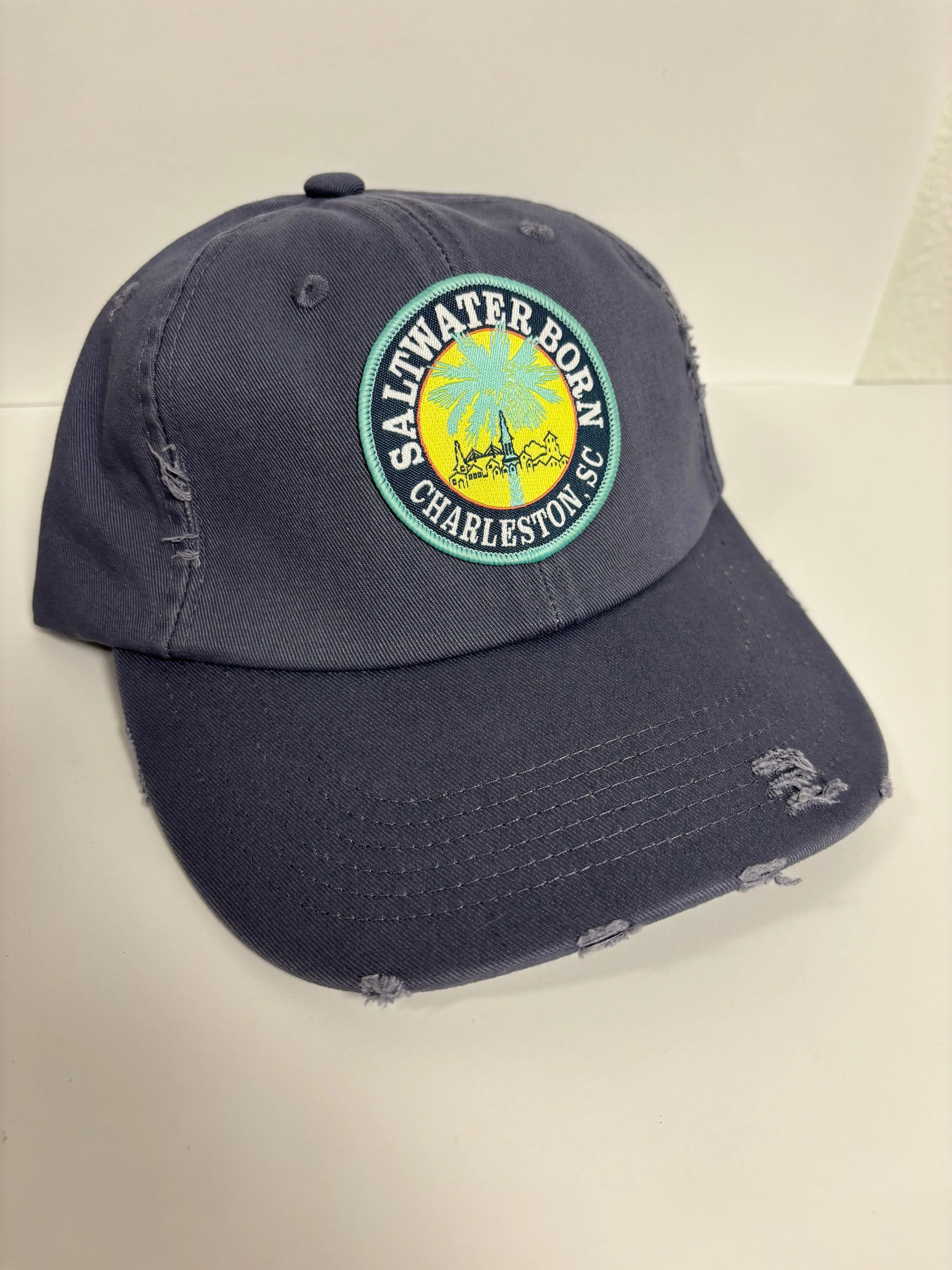 Charleston, SC Vintage Distressed Hat - Image 5