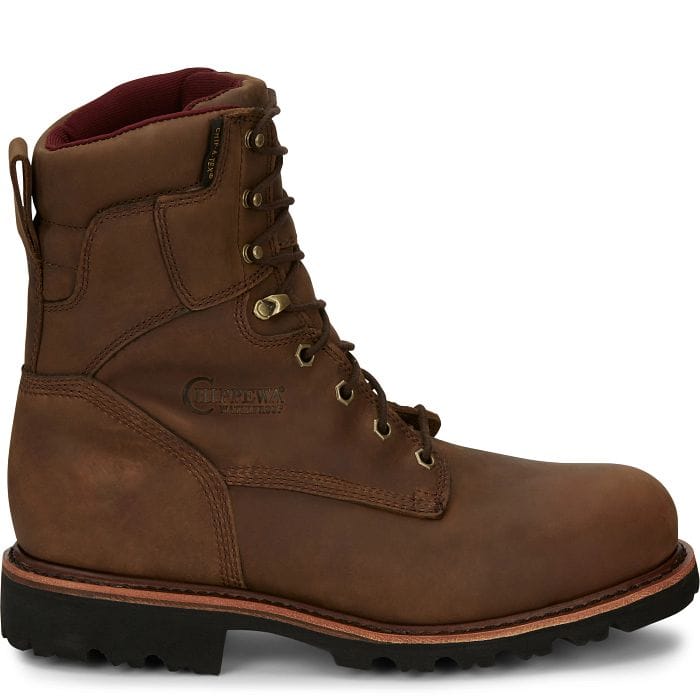 Chippewa Men's Bay Apache Super DNA 8" Waterproof Steel Toe Work Boots 59330 - Image 2