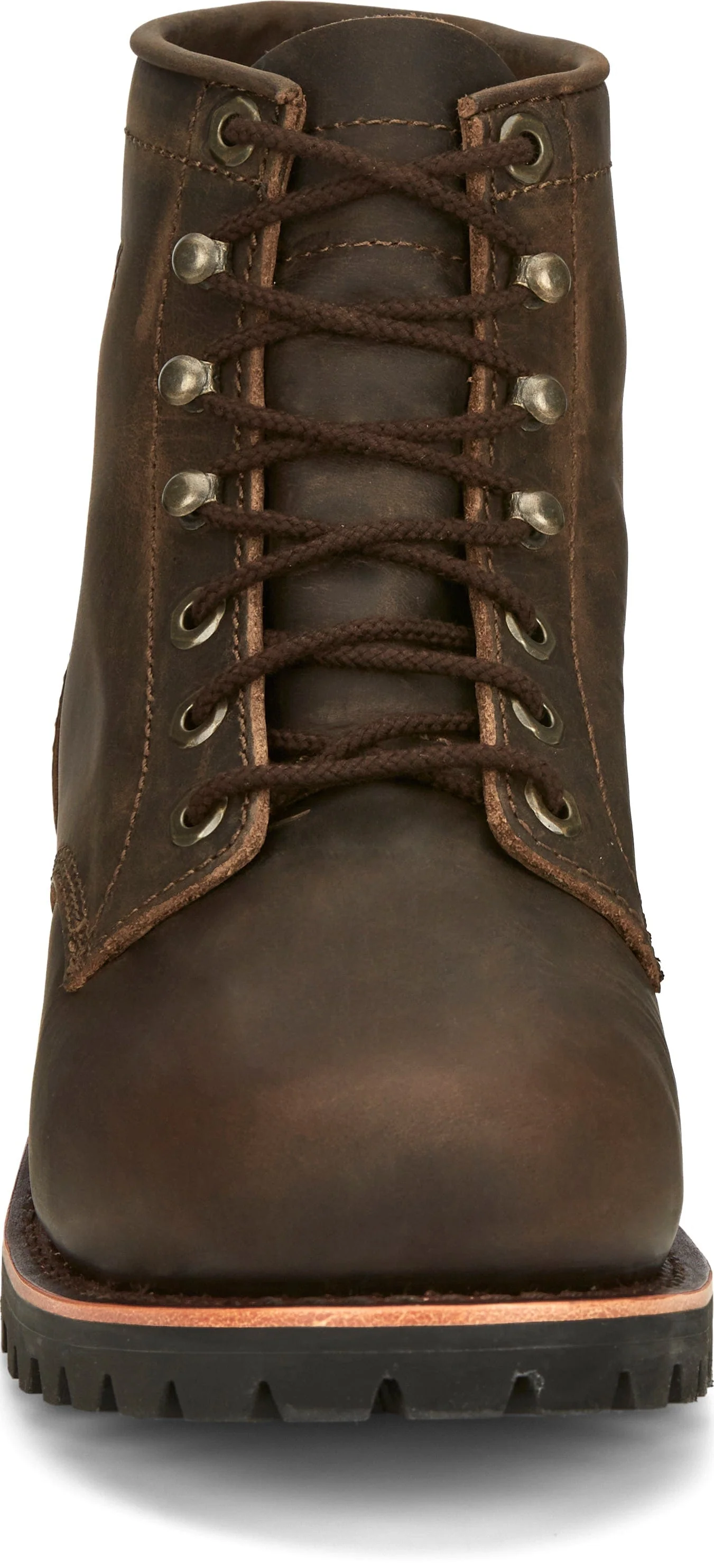Chippewa Men's Brown Steel Toe Lace Up Work Boots NC2081 - Image 6