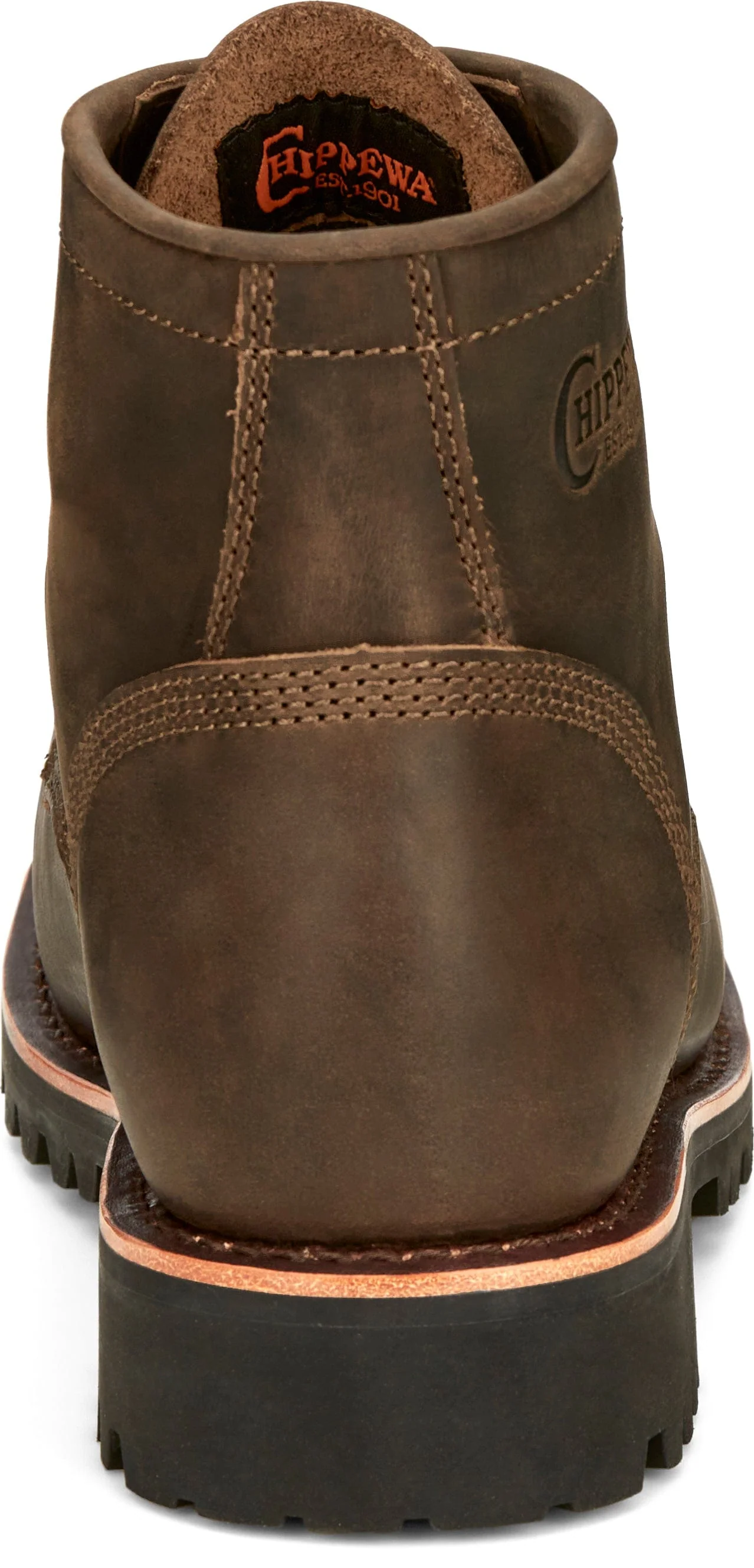 Chippewa Men's Brown Steel Toe Lace Up Work Boots NC2081 - Image 7