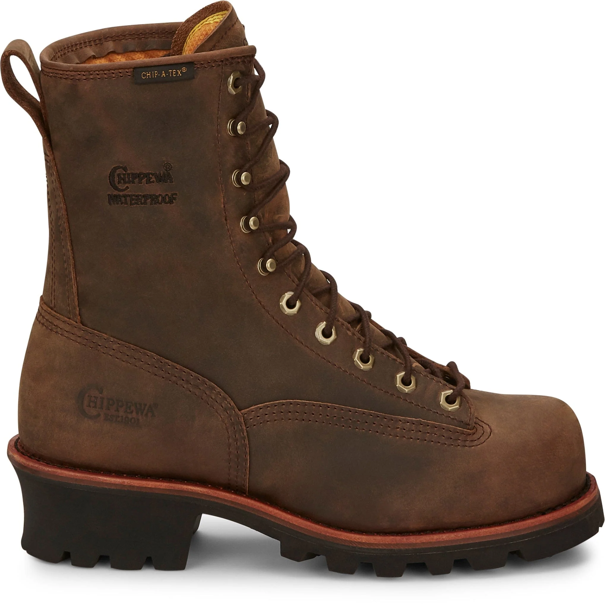 Chippewa Men's Paladin Bay Apache Insulated Waterproof Steel Toe Lace-Up Work Boots 73103 - Image 2