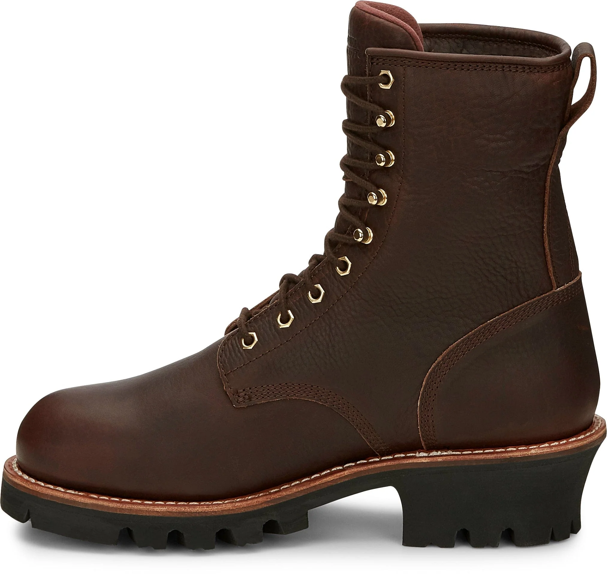 Chippewa Men's Paladin Briar Brown Waterproof Insulated Steel Toe Logger Boots 73060 - Image 5