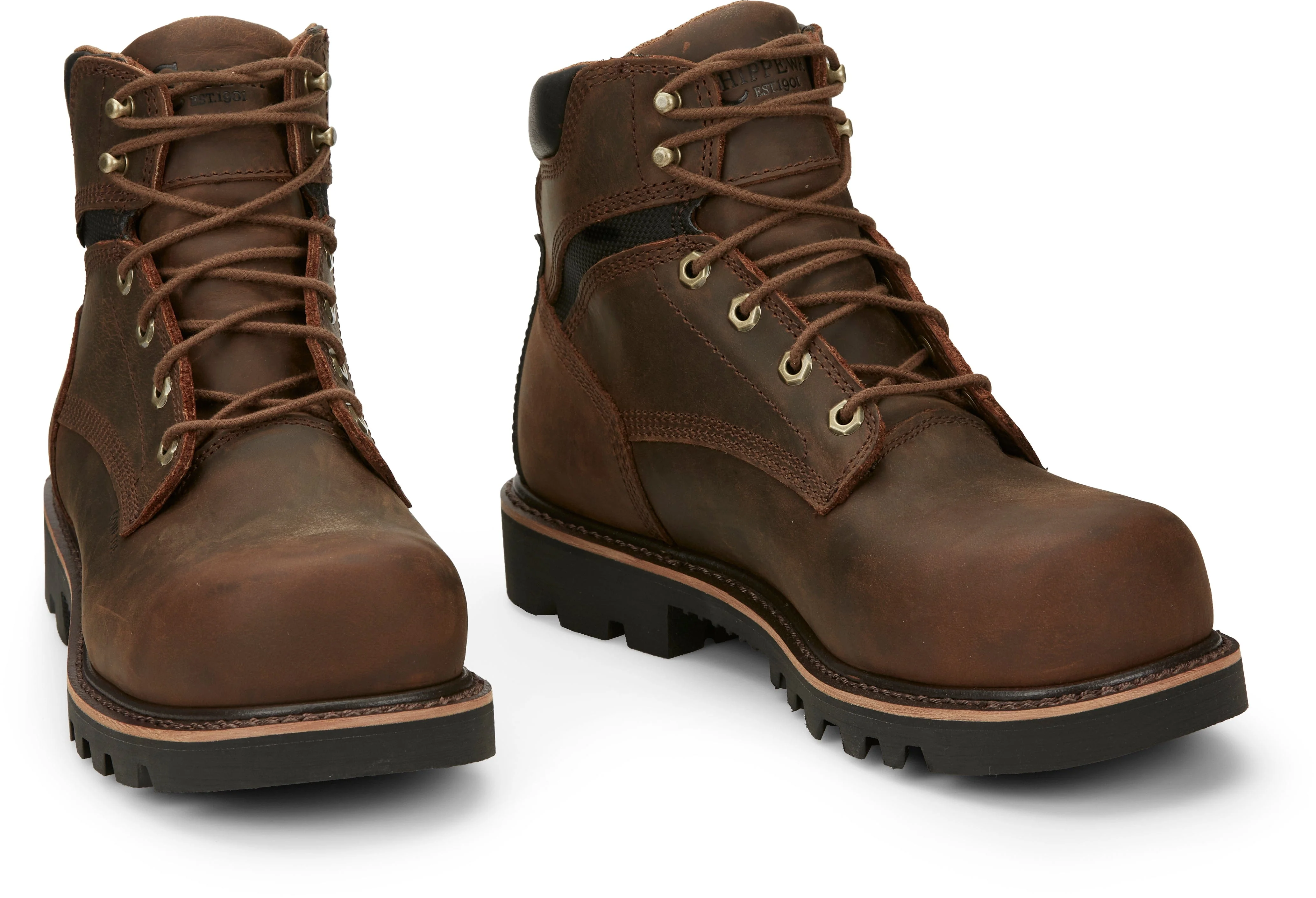 Chippewa Men's Sador Waterproof Oblique Composite Toe Lace-Up Work Boots 73221 - Image 8