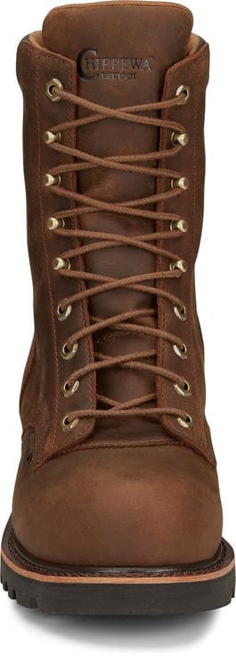 Chippewa Men's Valdor 8" Waterproof Composite Toe Logger Work Boots 73236 - Image 6