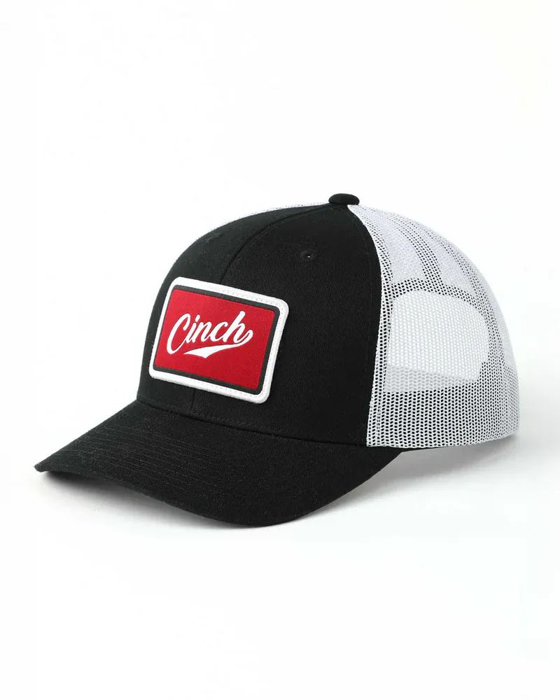 Cinch Men's Black Flexfit Trucker Hat MCC0660653