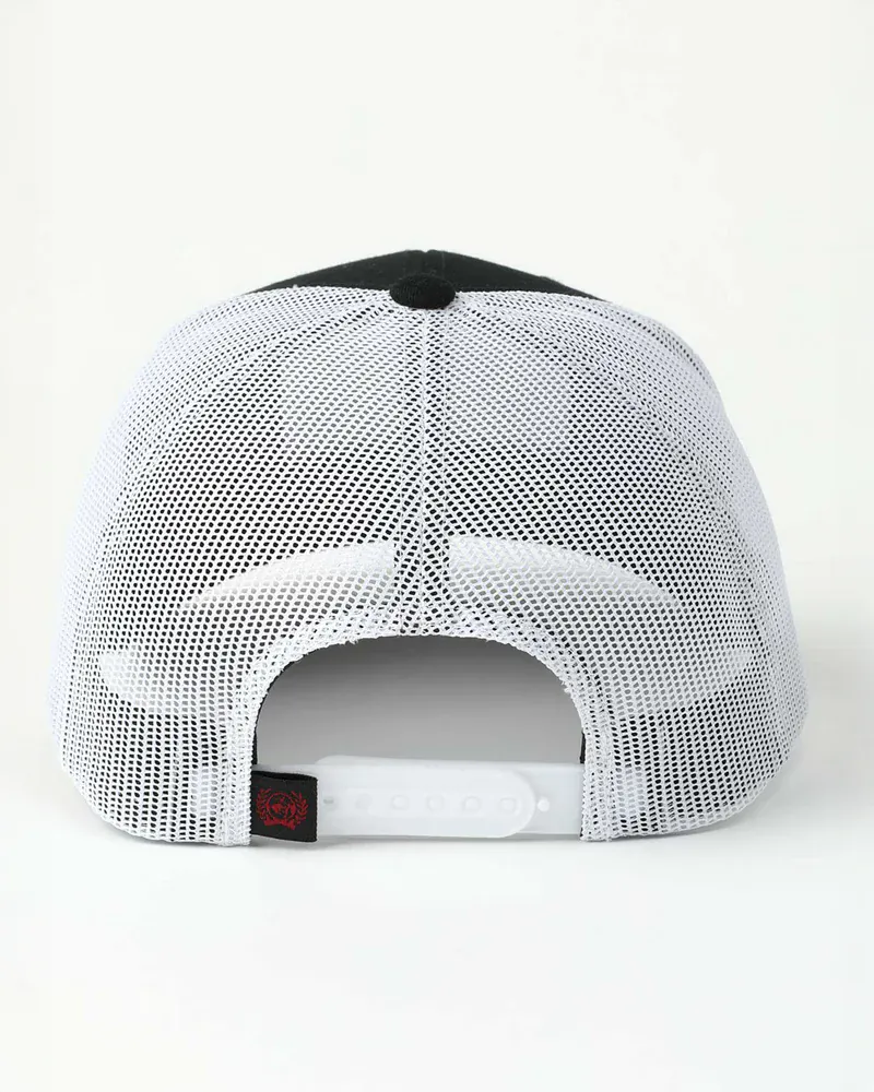 Cinch Men's Black Flexfit Trucker Hat MCC0660653 - Image 3