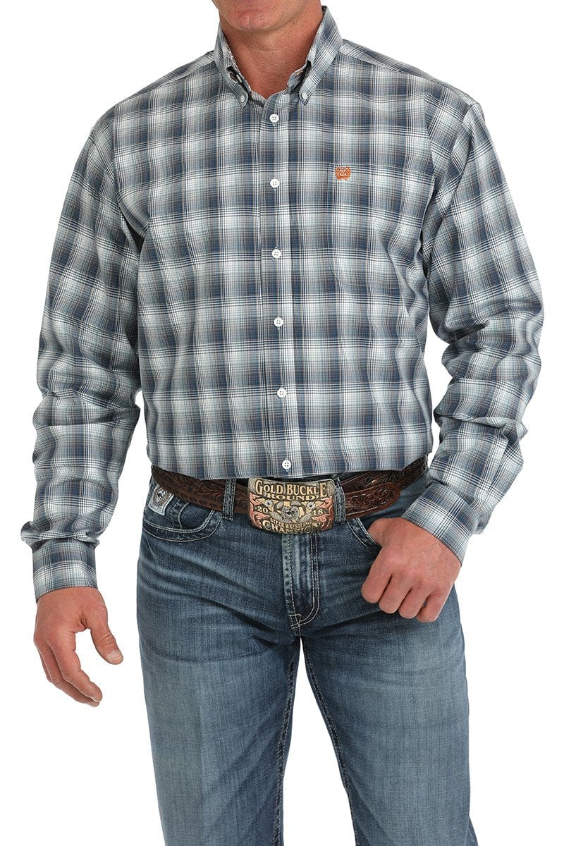 Cinch Men's Plaid Button Down Western Shirt MTW1105893