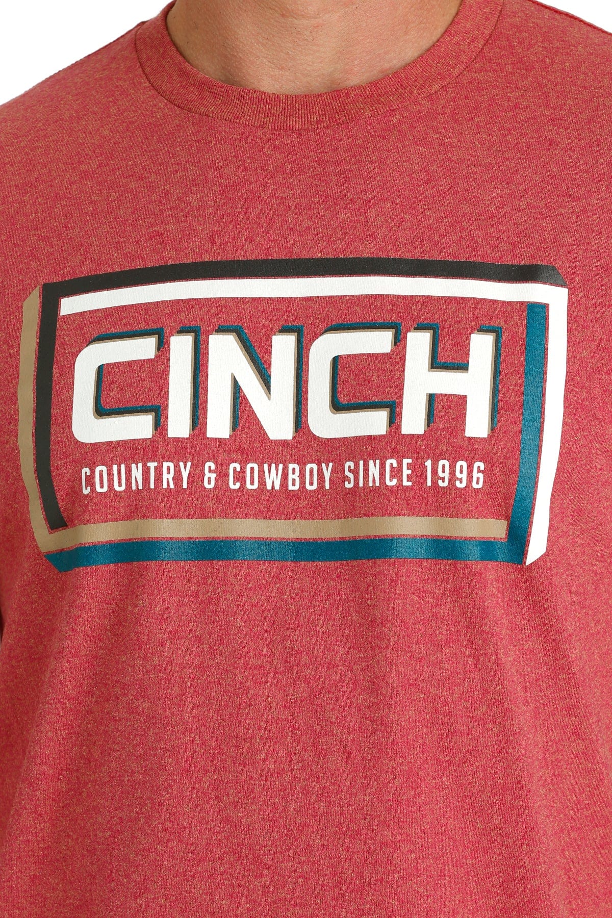 Cinch Men's Red Country & Cowboy Short Sleeve Graphic T-Shirt MTT1690592 - Image 2