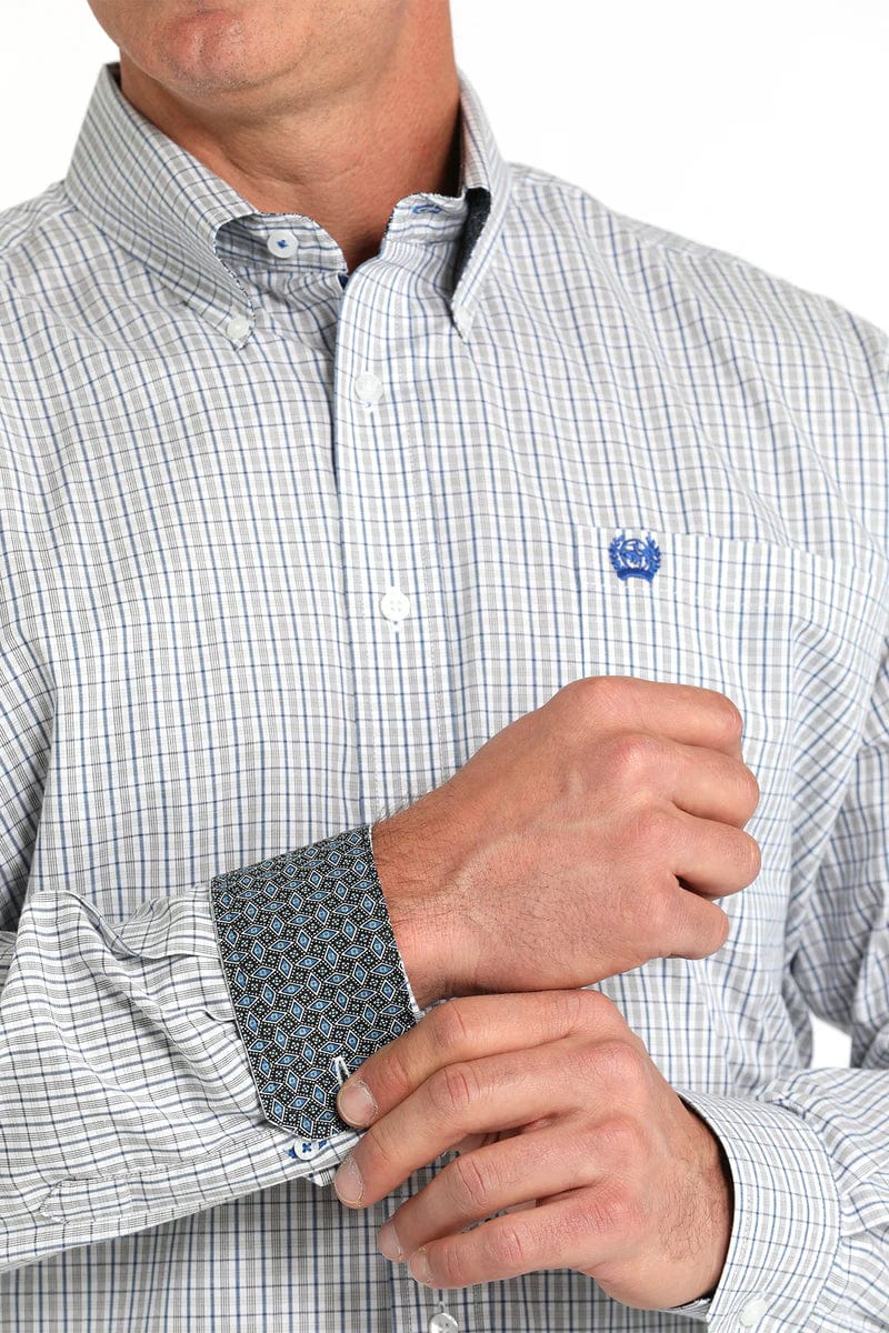 Cinch Men's Stretch Plaid Button-Down Western Shirt MTW1105792 - Image 2