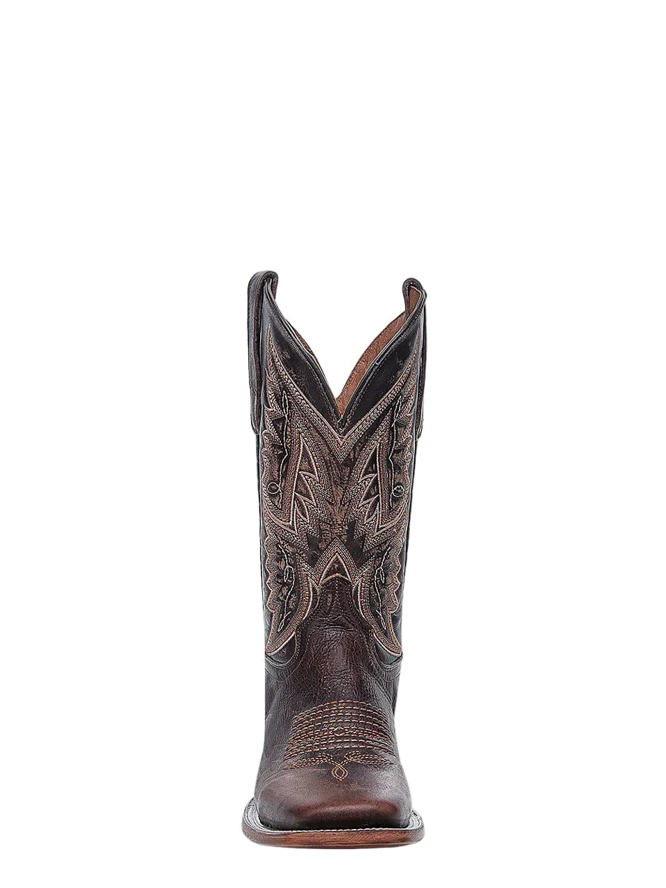 Circle G Men's Chocolate Embroidery Wide Square Toe Western Boots L6296 - Image 3