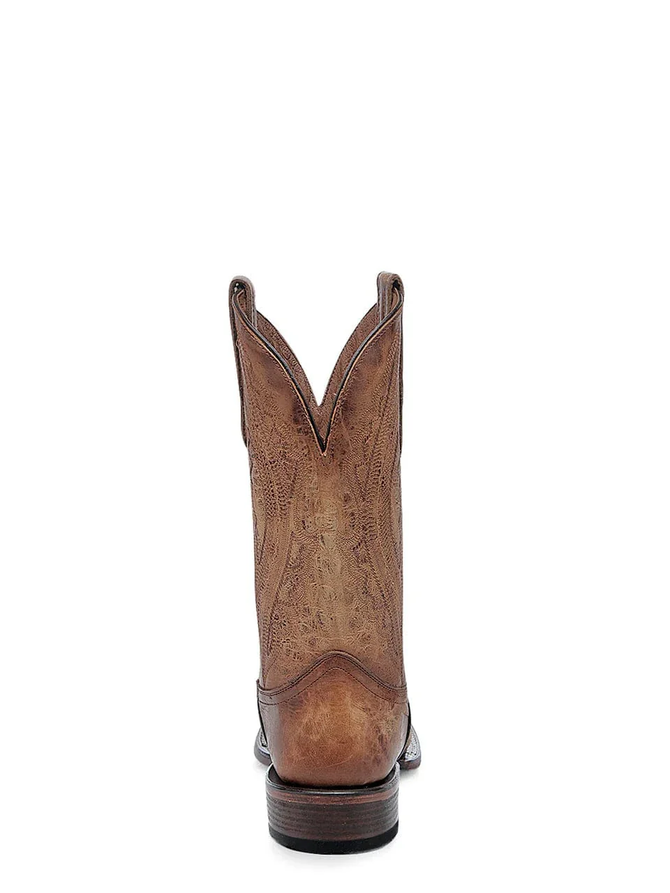 Circle G Men's Honey Embroidery Wide Square Toe Western Boots L6300 - Image 4