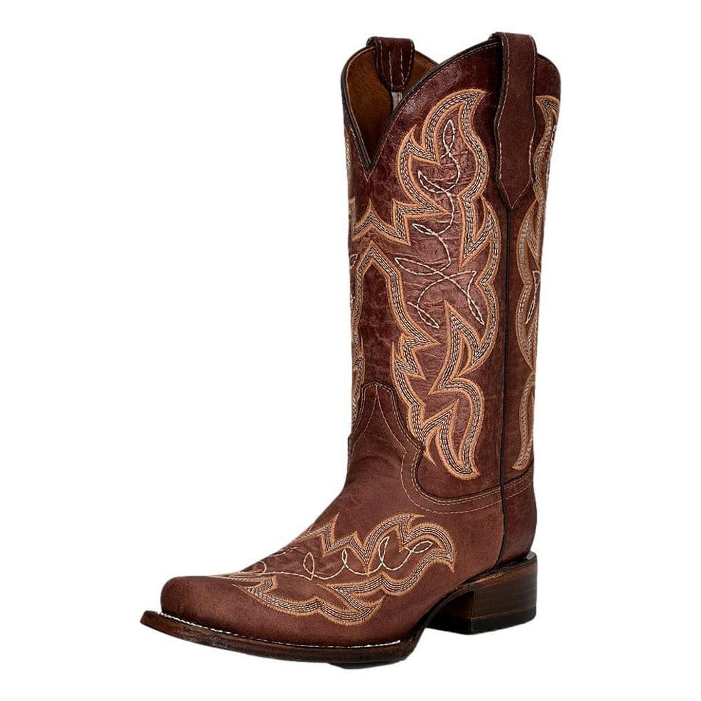 Circle G Women's Brown Embroidered Western Boots L5803 - Image 2