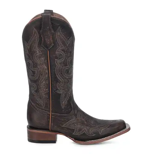Circle G Women's Brown Embroidered Western Boots L8024 - Image 2