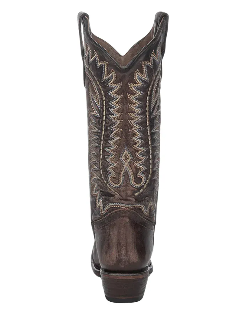 Circle G Women's Dark Brown Embroidered Snip Toe Western Boots L8014 - Image 3