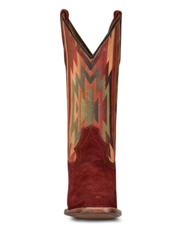 Circle G Women's Serape Wine Cowgirl Boots L5725 - Image 4