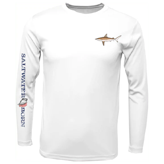 Clean Blacktip Long Sleeve UPF 50+ Dry-Fit Shirt - Image 3
