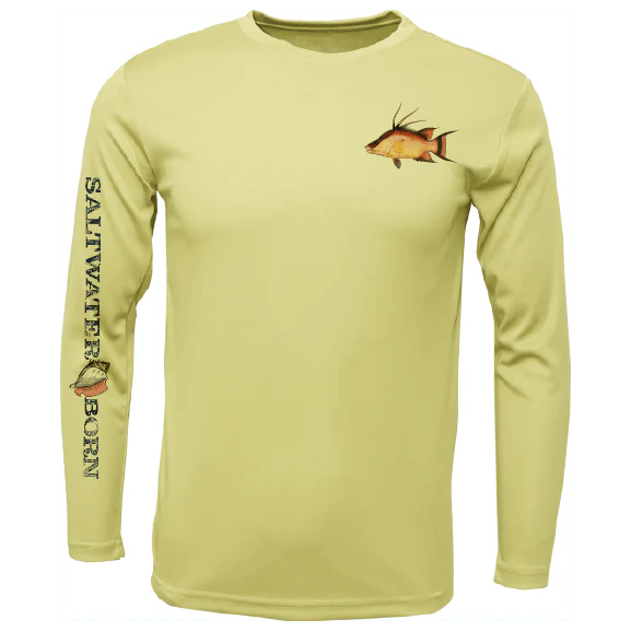 Clean Hogfish Long Sleeve UPF 50+ Dry-Fit Shirt