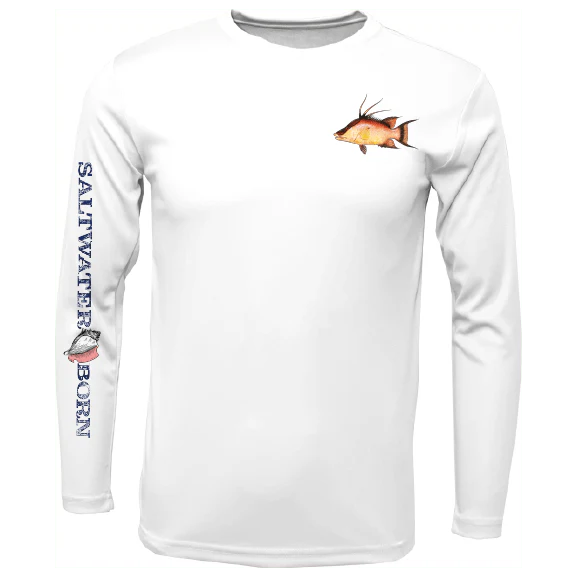 Clean Hogfish Long Sleeve UPF 50+ Dry-Fit Shirt - Image 3