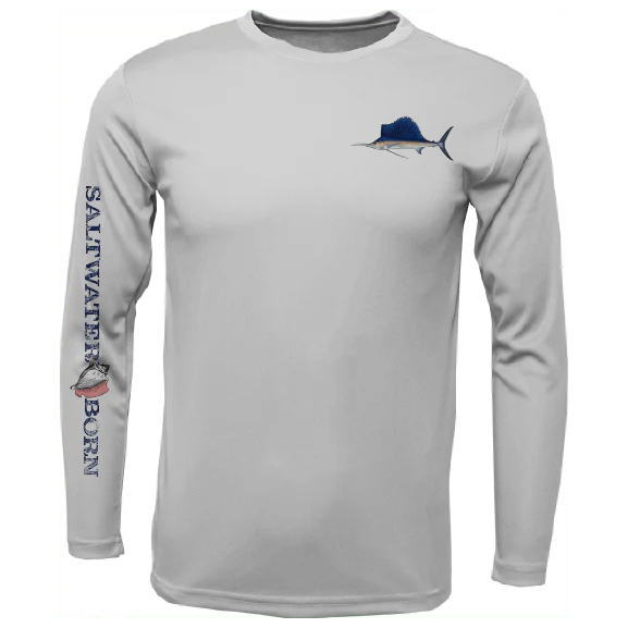 Clean Sailfish Long Sleeve UPF 50+ Dry-Fit Shirt