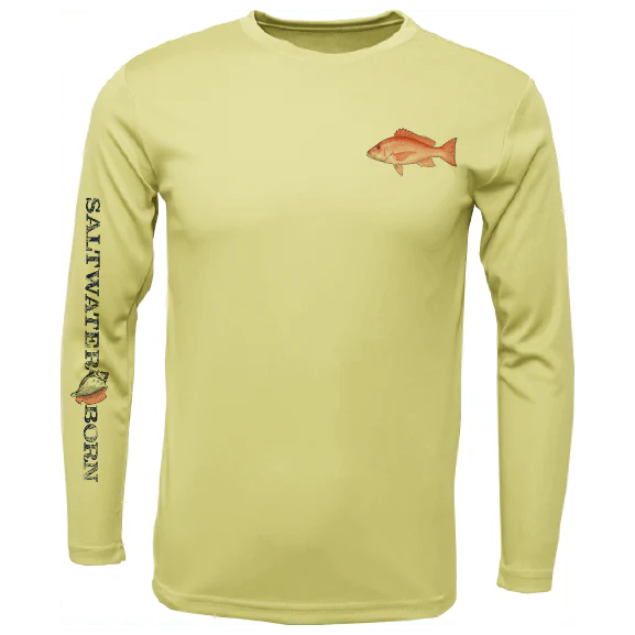 Clean Snapper Long Sleeve UPF 50+ Dry-Fit Shirt