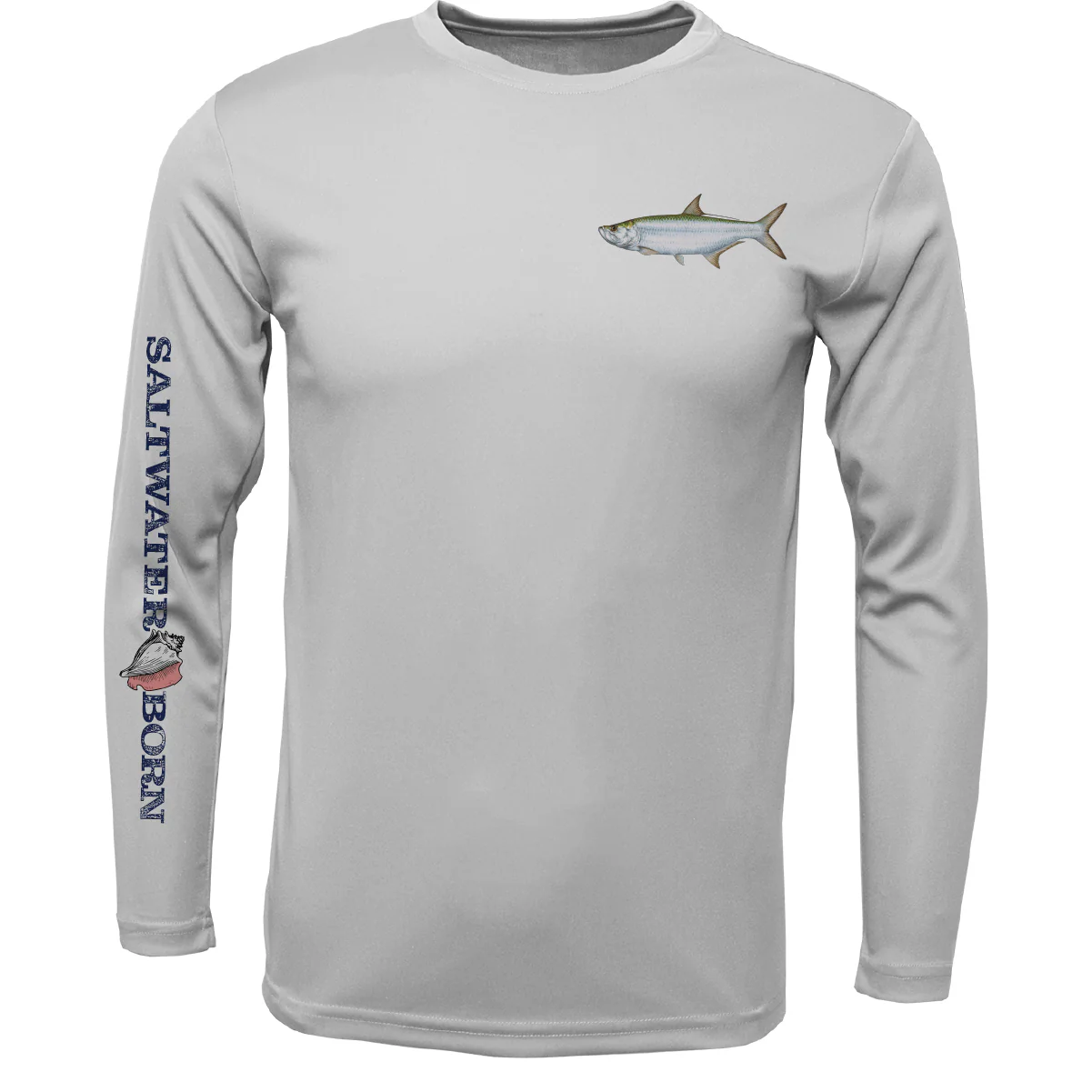 Clean Tarpon Long Sleeve UPF 50+ Dry-Fit Shirt - Image 3