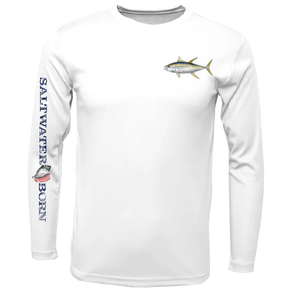 Clean Tuna Long Sleeve UPF 50+ Dry-Fit Shirt - Image 3
