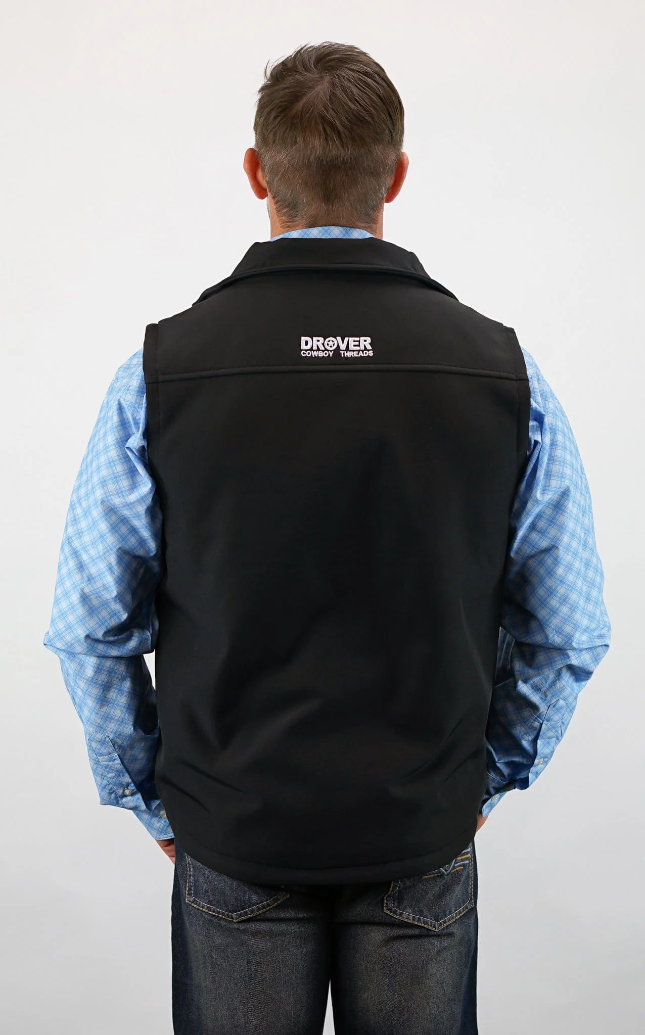 Concealed Carry Softshell Vest - With Concealed Carry Holster -Black - Image 4
