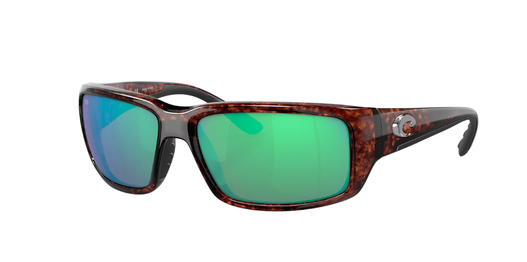Costa Del Mar Fantail Tortoise Frame/Green Mirror Lens Sunglasses