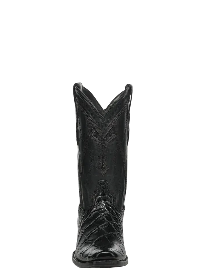 Corral Men's Black Alligator Inlay Exotic Cowboy Boots A5104 - Image 4