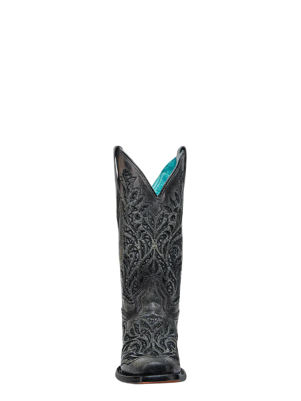 Corral Women's Black Embroidery Square Toe Cowgirl Boot A4876 - Image 3