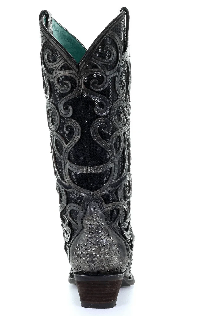 Corral Women's Black Studded Western Fashion Boots C3446 - Image 4