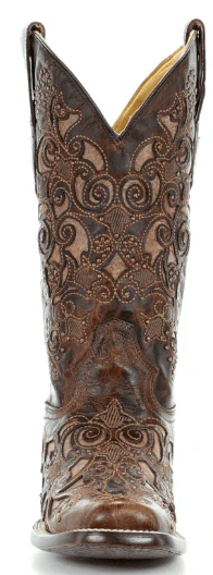Corral Women's Embroidered Stud Inlay Western Fashion Boots A3326 - Image 3