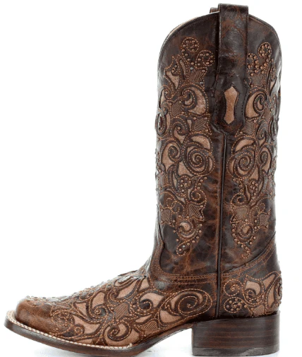 Corral Women's Embroidered Stud Inlay Western Fashion Boots A3326 - Image 5