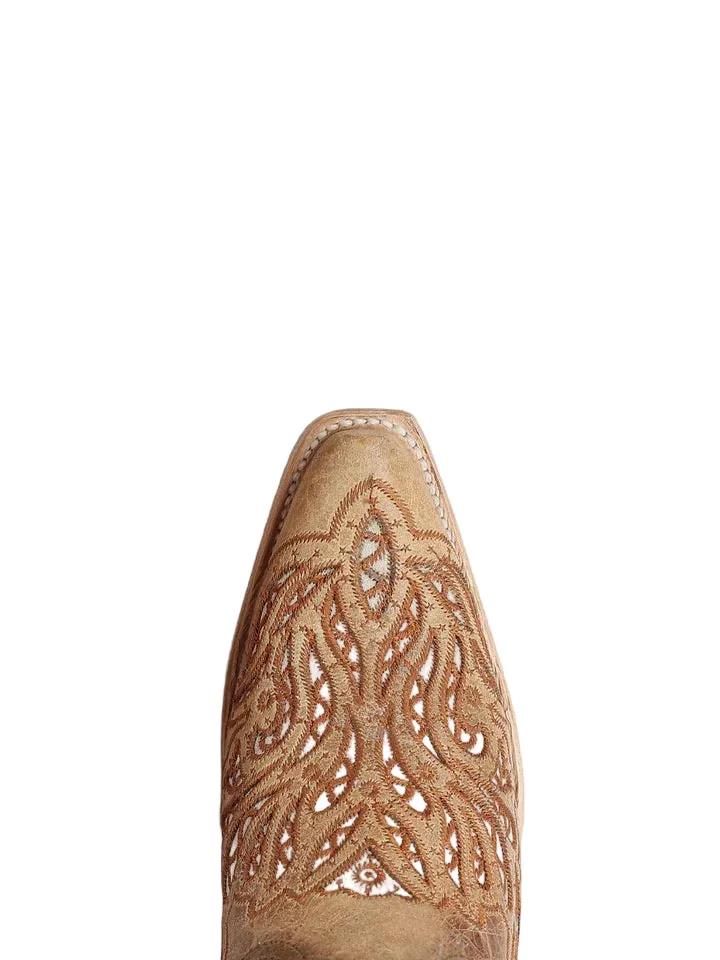 Corral Women's Sand Glitter & Embroidered Western Boots A5097 - Image 3