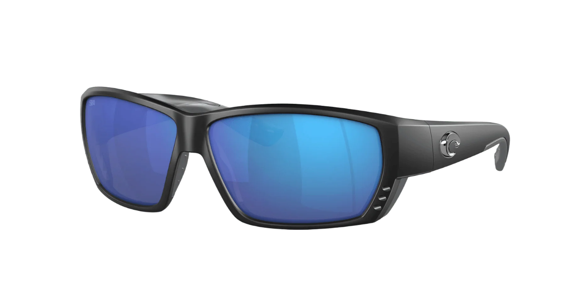 Cost Del Mar Tuna Alley Matte Black/Blue Mirror Sunglasses