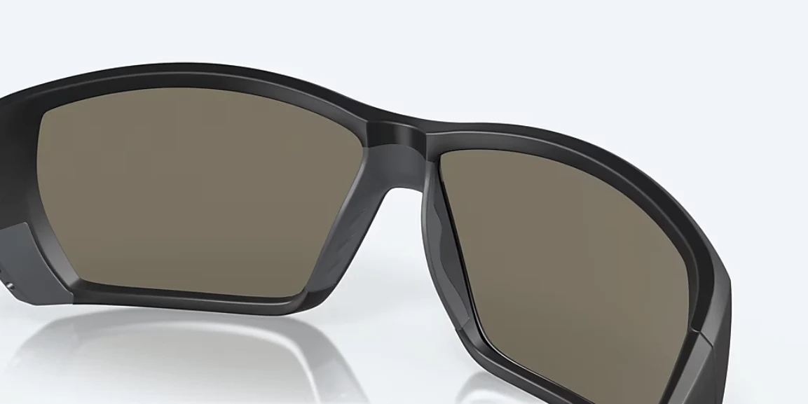Cost Del Mar Tuna Alley Matte Black/Blue Mirror Sunglasses - Image 7