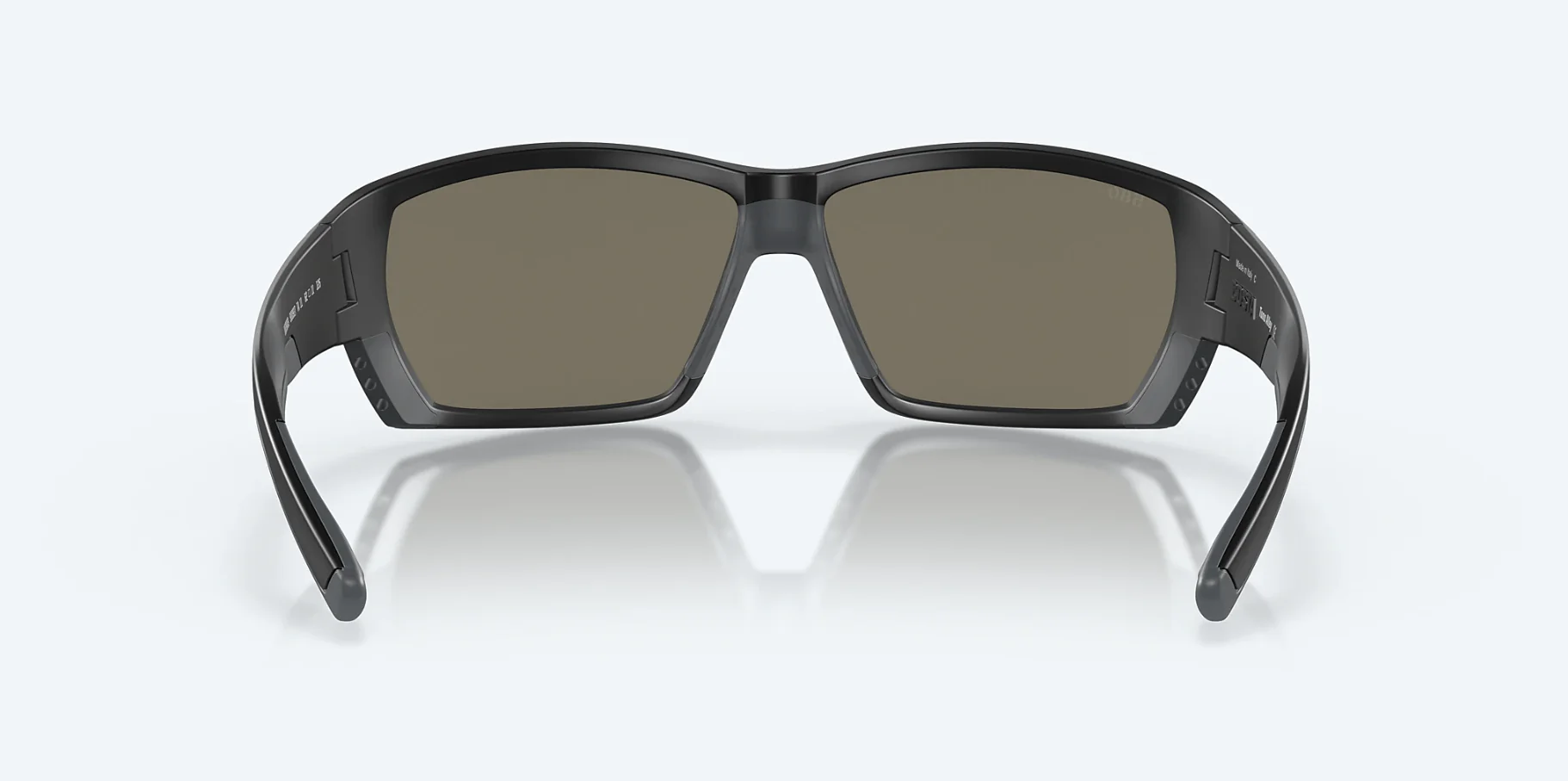 Cost Del Mar Tuna Alley Matte Black/Blue Mirror Sunglasses - Image 8