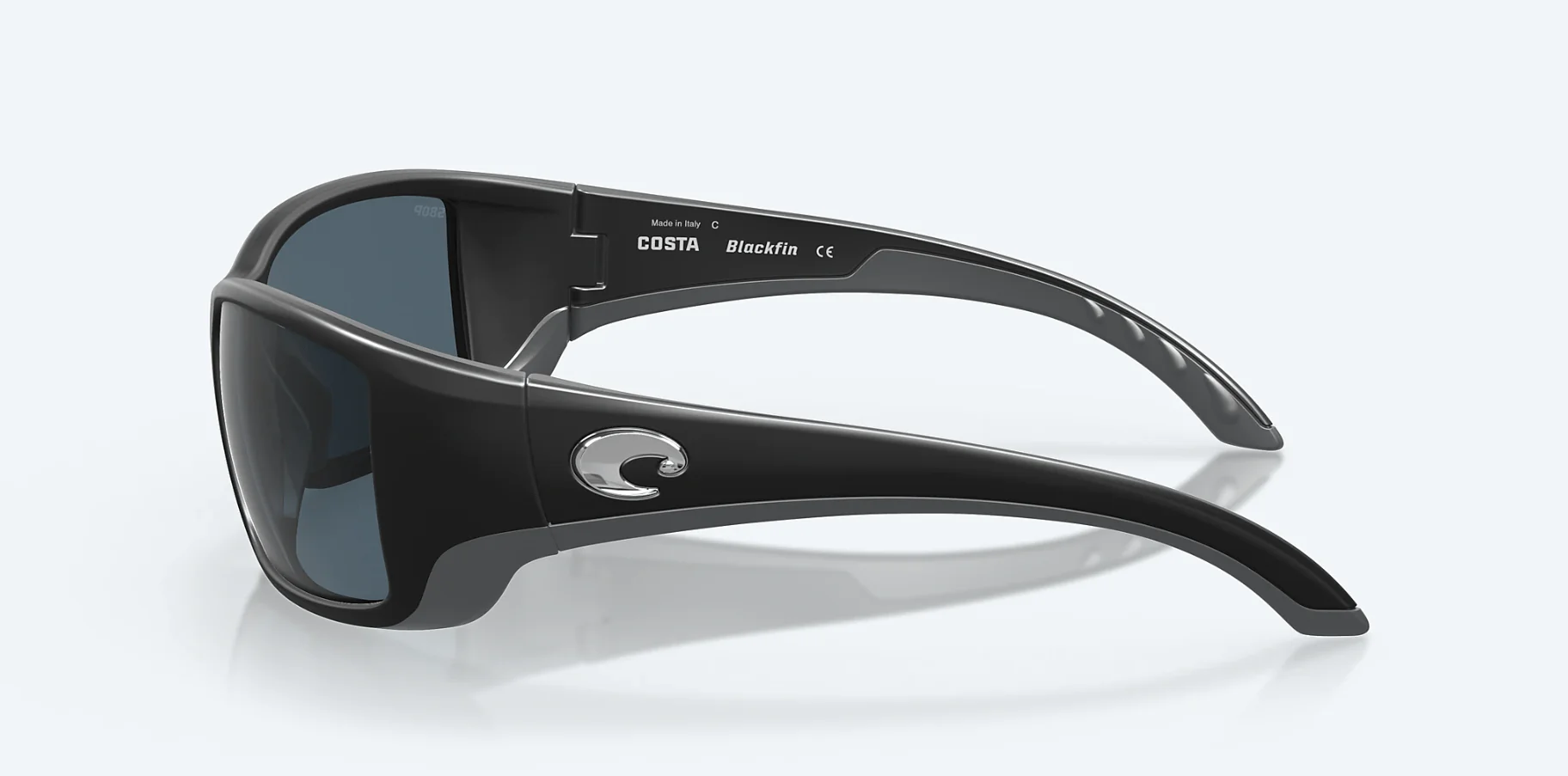 Costa Del Mar Blackfin Matte Black Frame/Gray Lens Sunglasses - Image 3