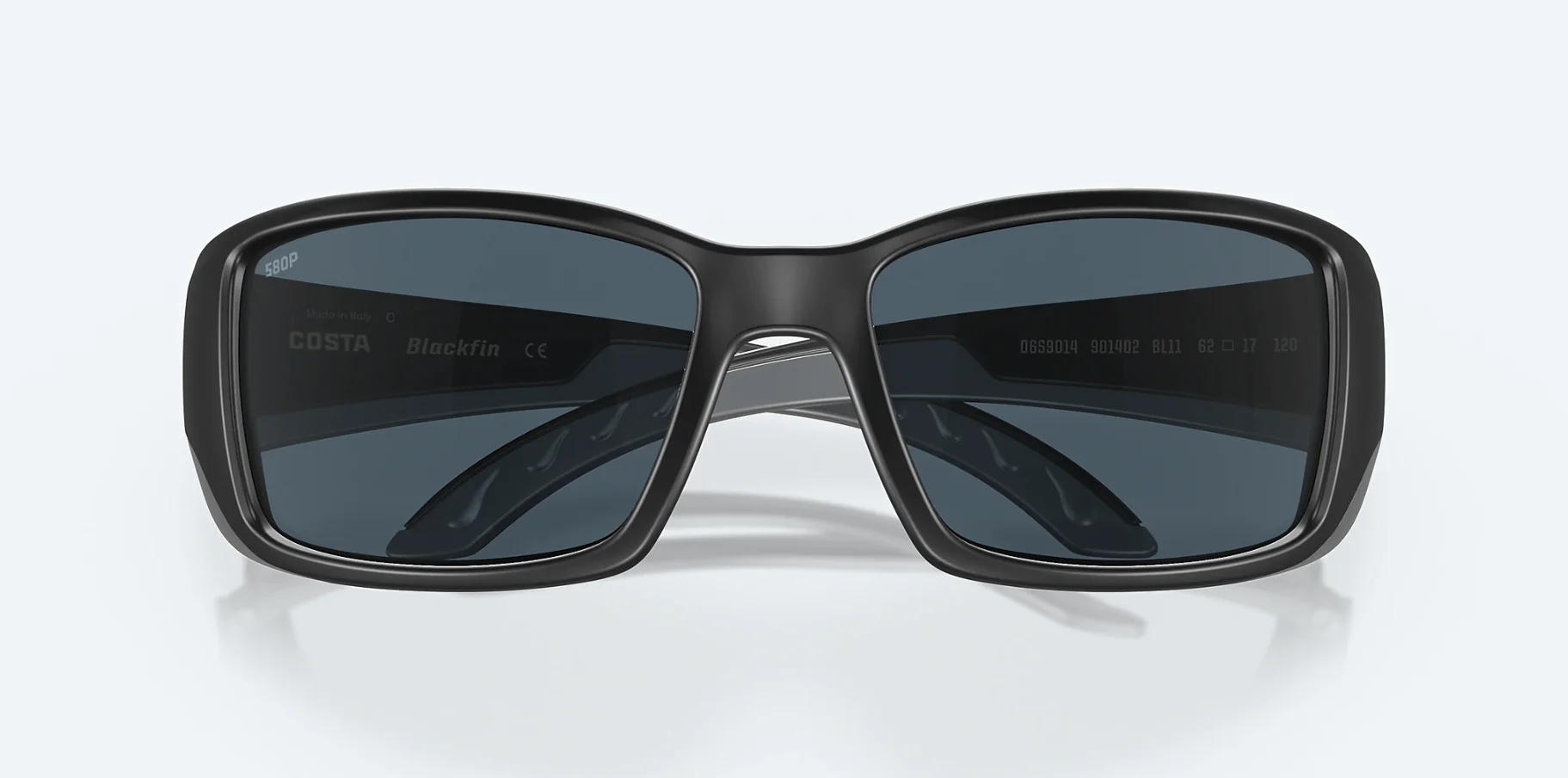 Costa Del Mar Blackfin Matte Black Frame/Gray Lens Sunglasses - Image 6