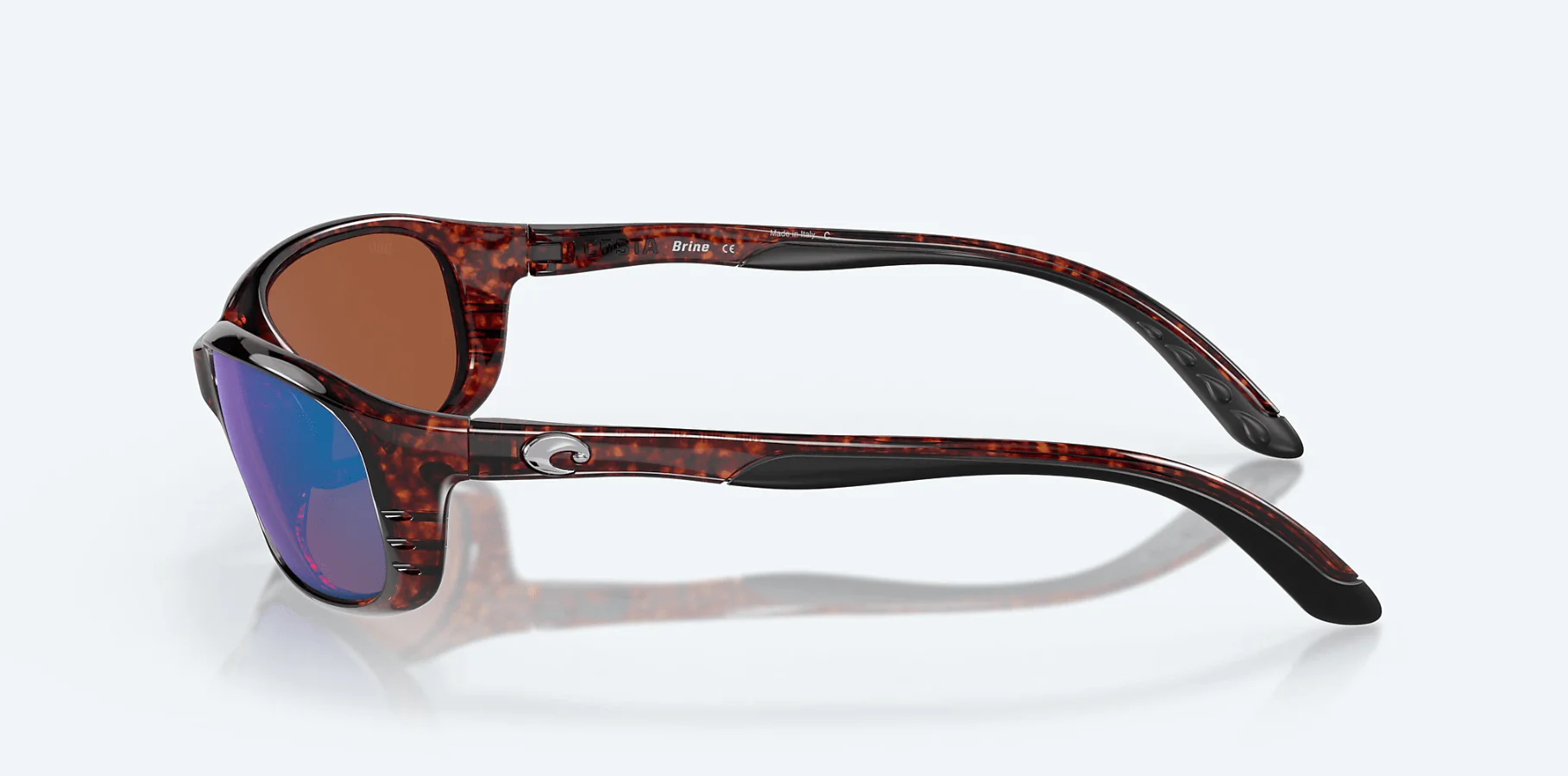 Costa Del Mar Brine Tortoise Frame/Green Mirror Lens Sunglasses - Image 3