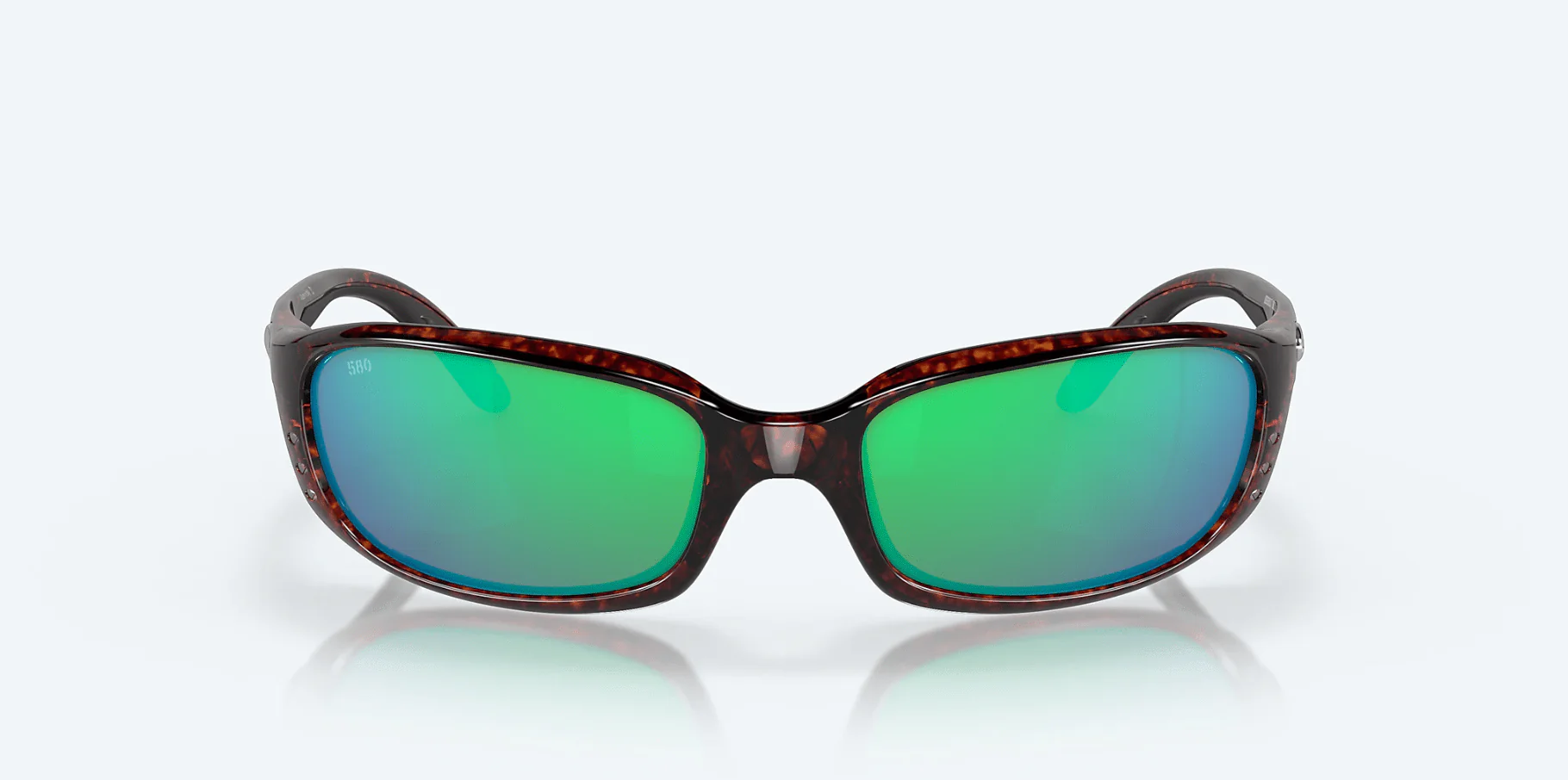 Costa Del Mar Brine Tortoise Frame/Green Mirror Lens Sunglasses - Image 5