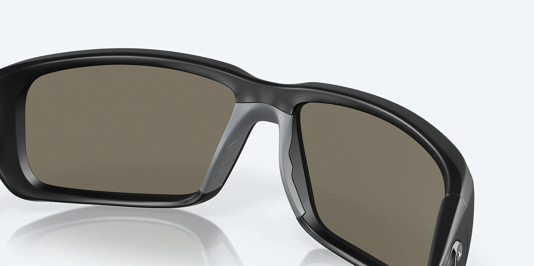 Costa Del Mar Fantail Matte Black/Blue Mirror Sunglasses - Image 3
