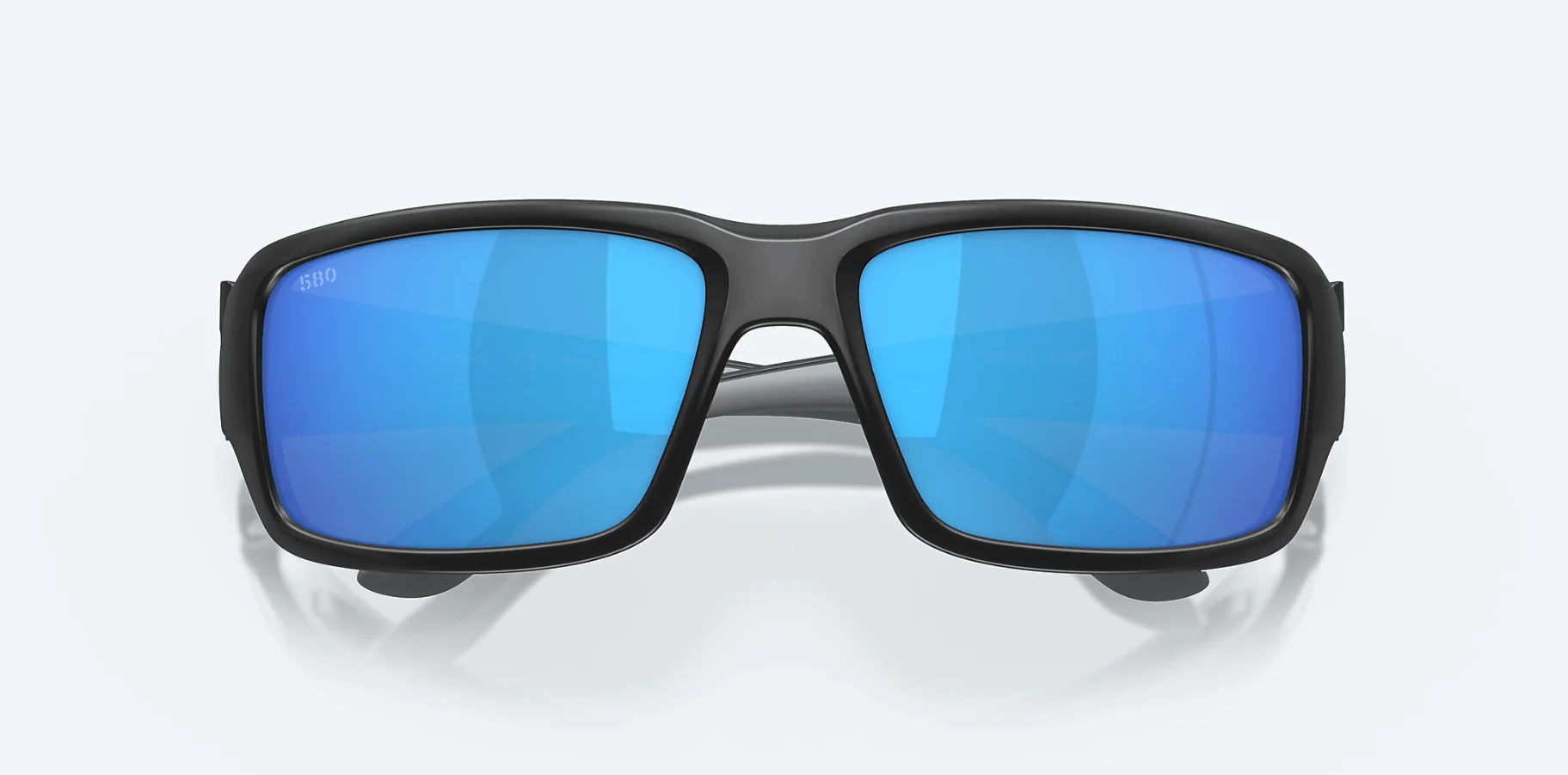 Costa Del Mar Fantail Matte Black/Blue Mirror Sunglasses - Image 4