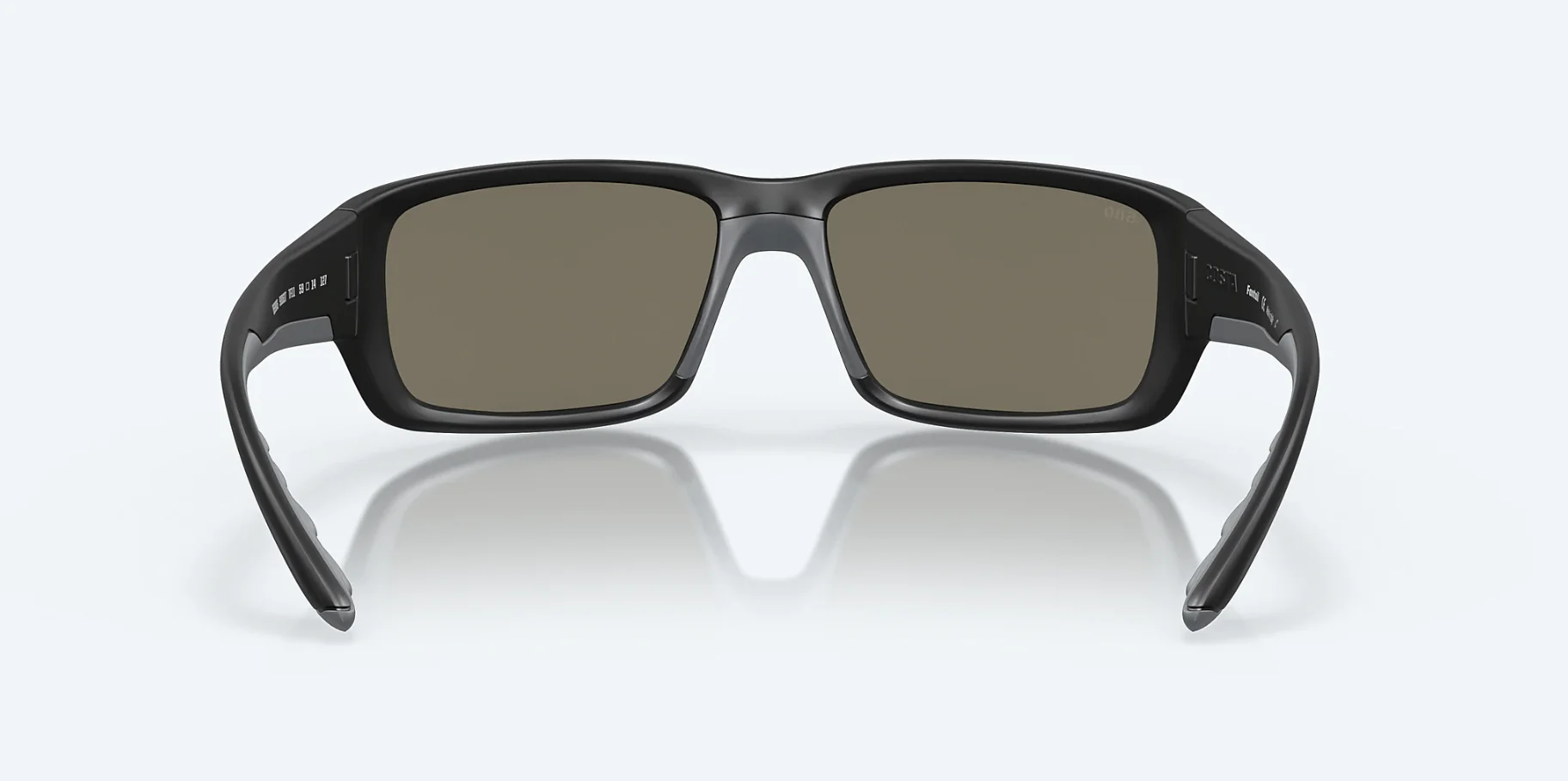 Costa Del Mar Fantail Matte Black/Blue Mirror Sunglasses - Image 6
