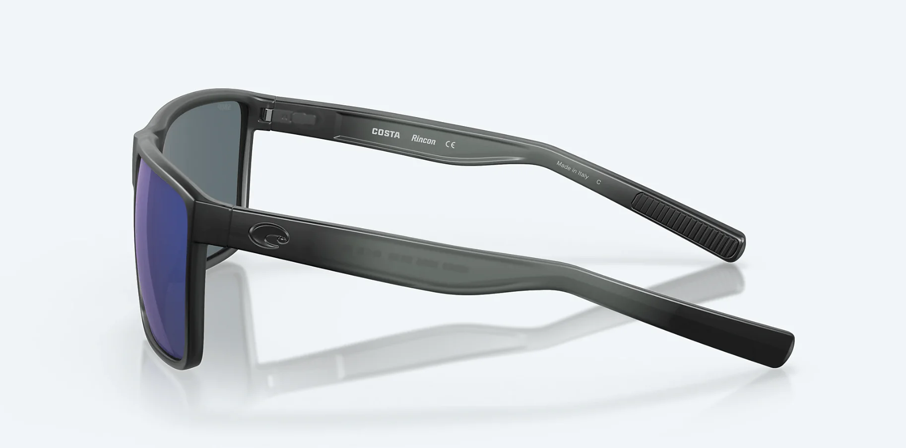 Costa Del Mar Rincon Matte Smoke Crystal Frame/Blue Mirror Lens Sunglasses - Image 4