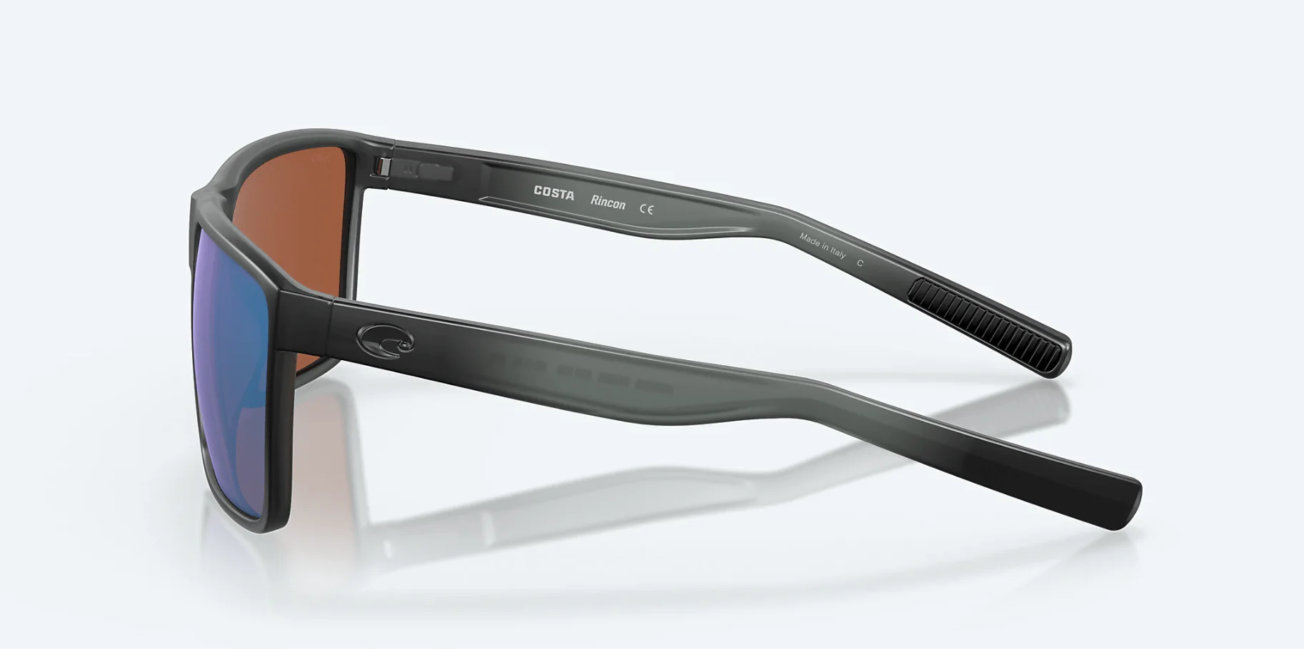 Costa Del Mar Rincon Matte Smoke Crystal/Green Mirror Sunglasses - Image 3