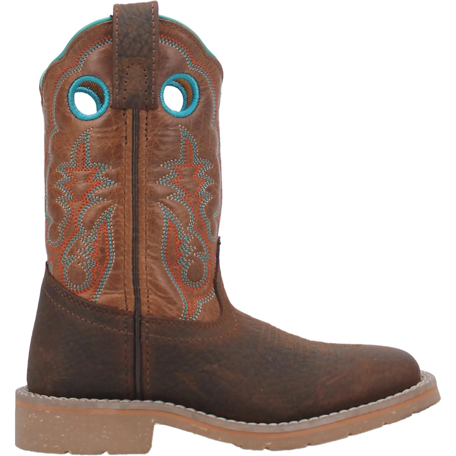 Dan Post Children's Rye Brown Leather Western Boots DPC2916 - Image 2