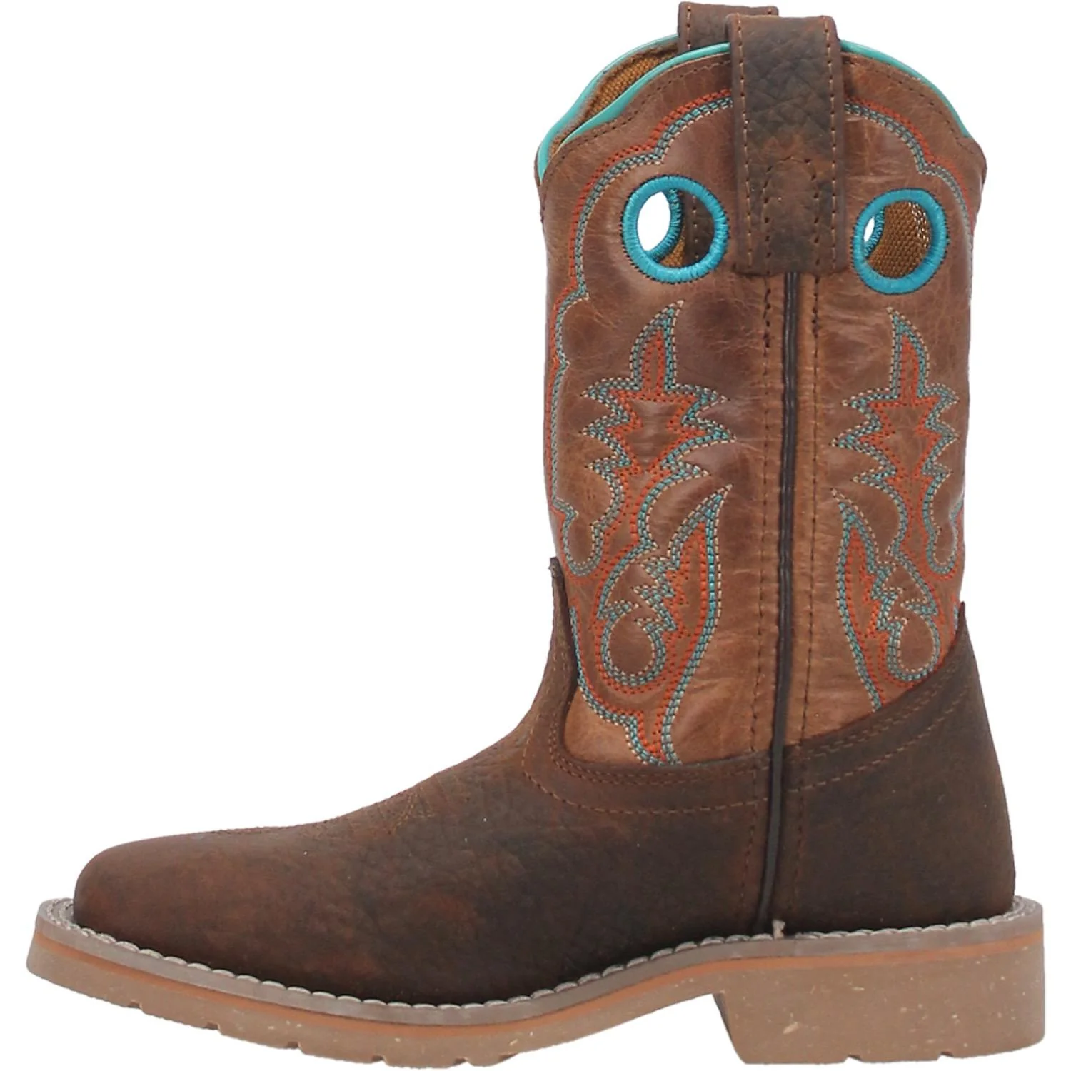 Dan Post Children's Rye Brown Leather Western Boots DPC2916 - Image 4