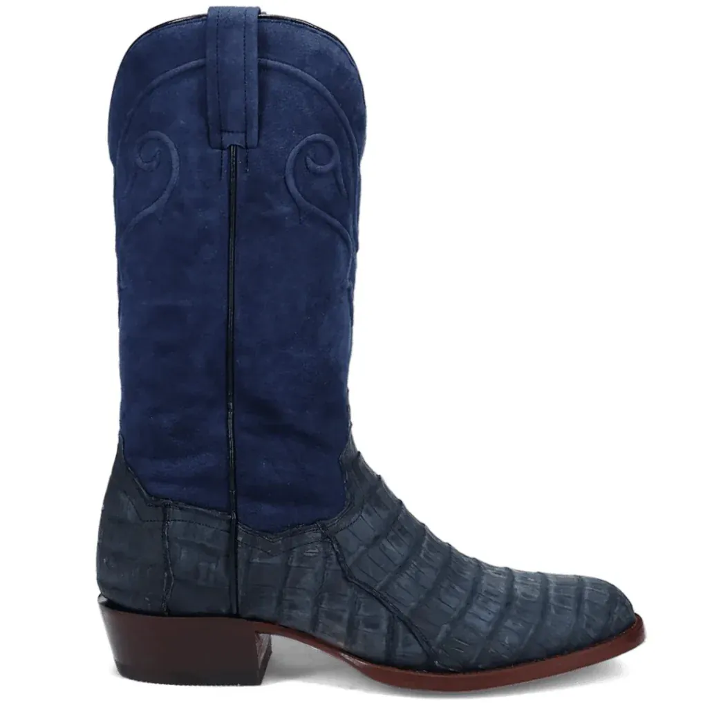 Dan Post Men's Alvis Blue Caiman Exotic Western Boots DP3101 - Image 2